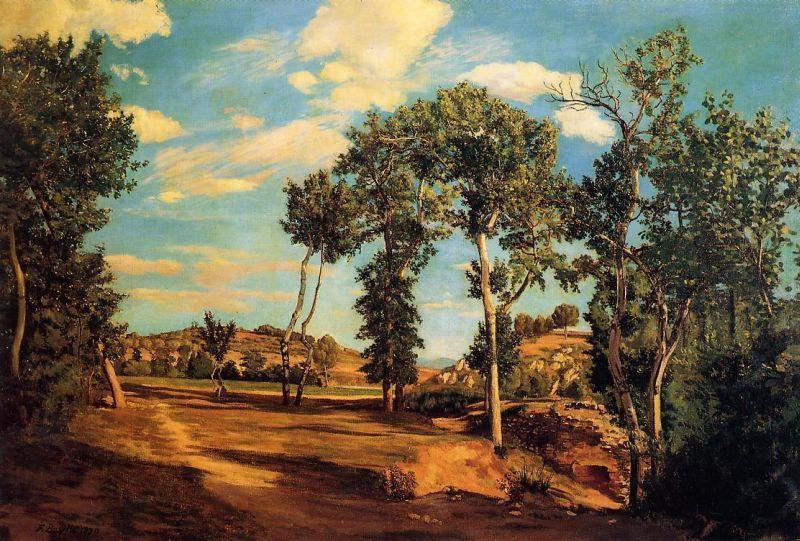 Frederic Bazille The Banks of the Lez